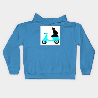 MOTORCYCLE RIDE CAT II Kids Hoodie